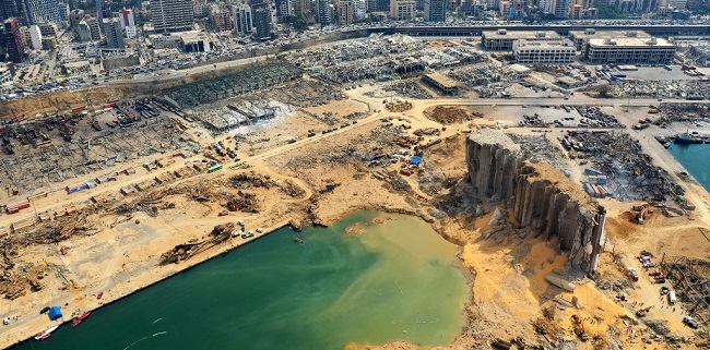 Bukan Hanya 2.750 Ton Amonium Nitrat, Ada 20 Kontainer Bahan Kimia Berbahaya Yang Ditemukan Di Pelabuhan Beirut
