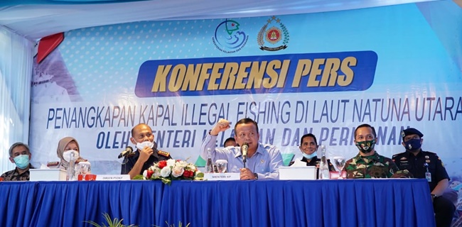 Coba Modus Baru, 3 Kapal Ikan Asing Diringkus KKP Di Laut Natuna Utara