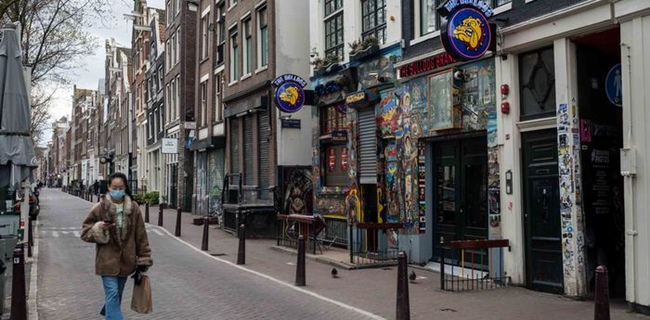 Terjadi Lonjakan Kasus Covid-19 Amsterdam Berlakukan Aturan Wajib Masker Di Tempat Umum