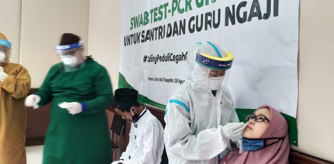 100 Guru Ngaji Di Jakarta Jalani Rapid Test Covid-19 Secara Gratis
