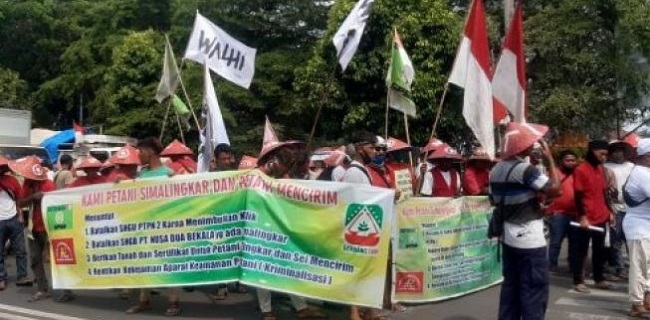 Belum Digubris Jokowi, Serikat Petani Simalingkar Akan <i>Longmarch</i> Dan Bikin Tenda Di Istana Negara