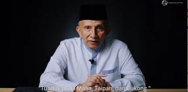 Amien Rais: Ada Kelakar Supaya RI Diganti Menjadi Republik Mafia Indonesia