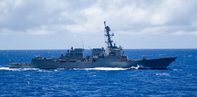 China Uji Coba Rudal Balistik Di Laut China Selatan, AS Kirim Kapal Perusak USS Mustin