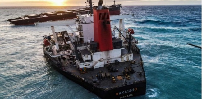 Bukan Hanya Jepang, Dua Negara Ini Juga Bahu-Membahu Atasi Tumpahan Minyak Mauritius
