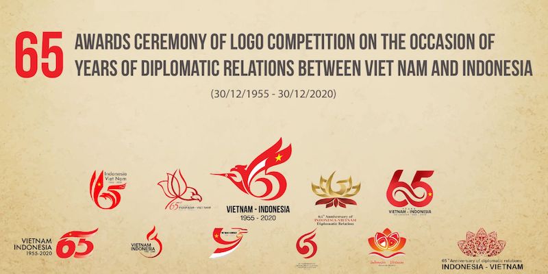 Perpaduan Burung Lac Dan Garuda Jadi Logo 65 Tahun Hubungan Diplomatik Vietnam-Indonesia