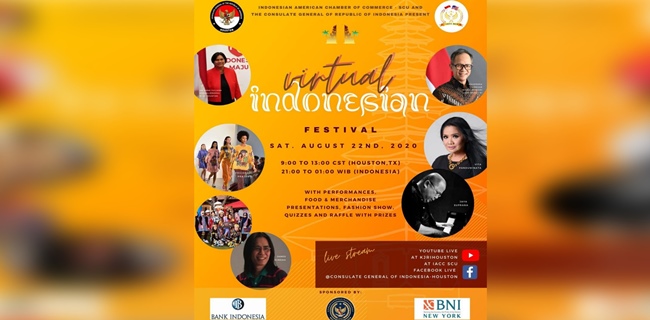KJRI Houston Selenggarakan Festival Indonesia Virtual