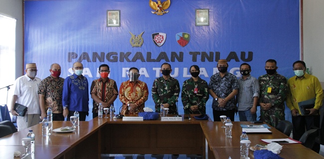Komandan Lanud Sam Ratulangi Bahas Soal Tanah TNI AU Di Gorontalo Dengan Walikota