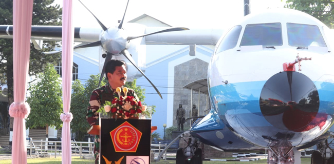 Resmikan Monumen Pesawat N250 Gatotkoco, Panglima TNI Berharap Perjuangan Pak Habibie Dilanjutkan