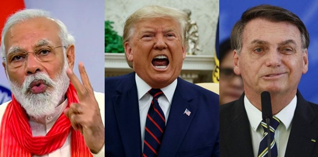 Tiga Pemimpin Populis Yang Mengantarkan Negara Mereka Pada Kasus Covid-19 Tertinggi