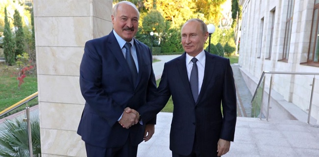 Pertemuan Di Sochi: Lukashenko-Putin Sepakat Bubarkan Unit Garda Nasional Di Perbatasan Belarusia