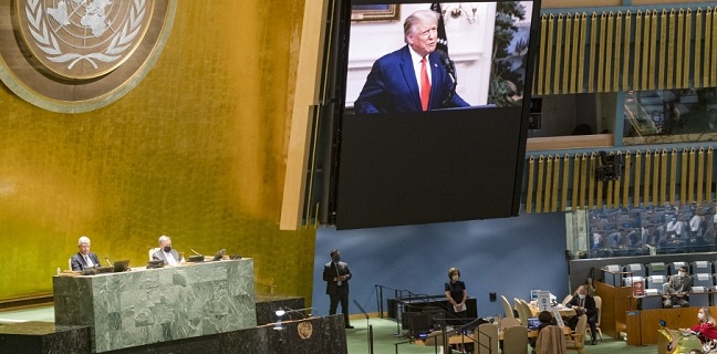 Di PBB, Trump Minta China Bertanggung Jawab Atas Pandemi Covid-19