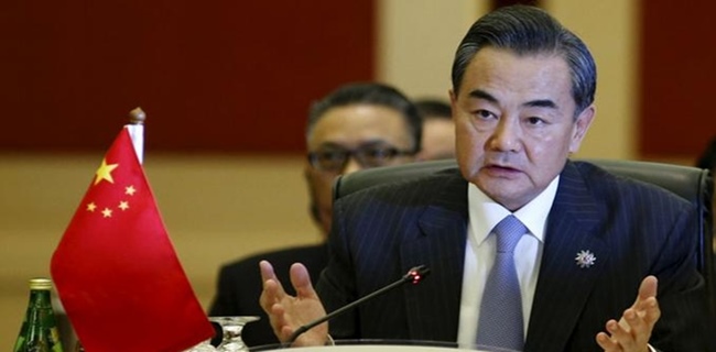 Salahkan AS Atas Militerisasi Di Laut China Selatan, Menlu Wang Yi Ajak ASEAN Rampungkan Kode Etik