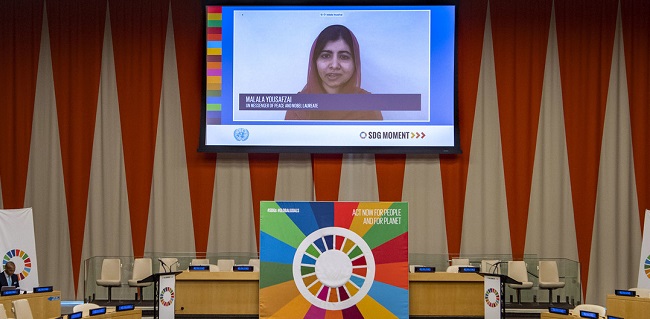 Di PBB, Malala: 20 Juta Anak Perempuan Terancam Tak Lanjutkan Sekolah Karena Covid-19