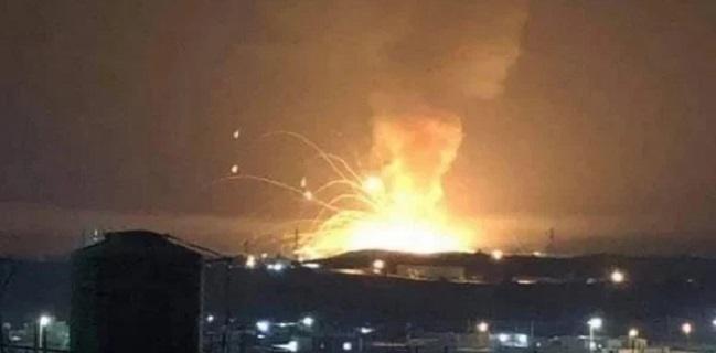 Ledakan Besar Guncang Yordania, Bersumber Dari Pangkalan Militer