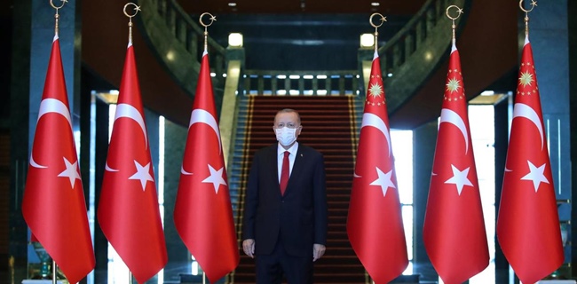 Erdogan Pasang Badan Bela Hak Turki Di Aegean Dan Mediterania