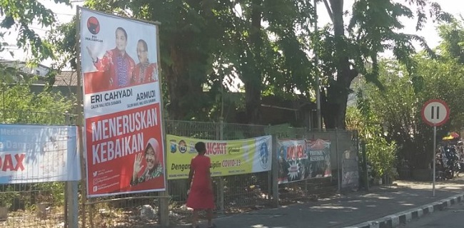 Gambarnya Terpampang Bersama Eri-Armuji, Risma Diminta Mundur Sebagai Walikota Surabaya