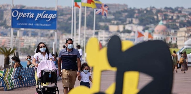 Kasus Baru Terus Meningkat, Kota Nice Prancis Wajibkan Masker Dan Batasi Pertemuan Hanya Sepuluh Orang