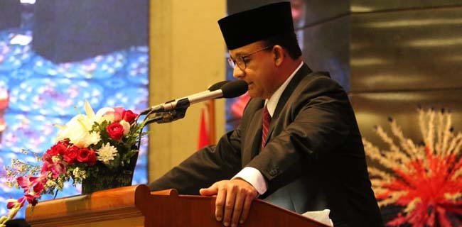 Bersyukur P2APBD DKI Disahkan, Anies Balas Interupsi Dewan Dengan Pantun