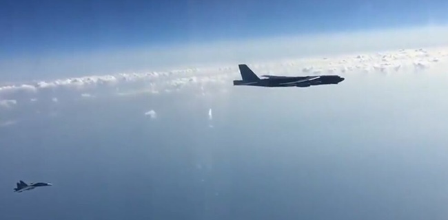 Pesawat Tempur Rusia Usir Paksa Tiga Pesawat Pengintai AS Di Atas Perbatasan Ukraina