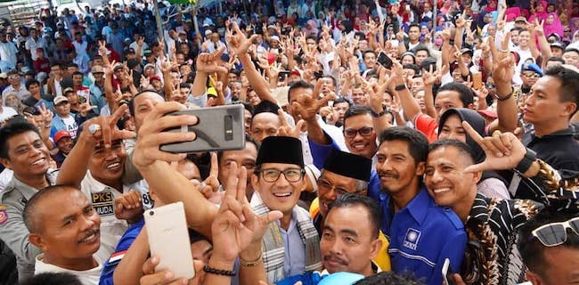 Banyak Pendukung Jadi Alasan Gerindra Pasang Sandiaga Di Tim Pemenangan Bobby Nasution