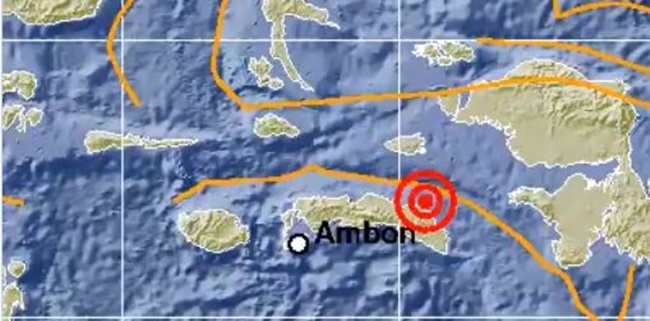 Maluku Diguncang Gempa Magnitudo 5.0, Tak Berpotensi Tsunami