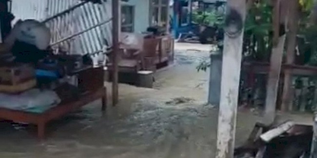 Sungai Cikaso Meluap, 7 Desa Di Ciamis Terendam Banjir