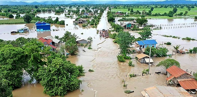 Efek Hujan Dan Badai, Banjir Bandang Rusak Ribuan Lahan Padi