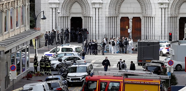 Tersangka Kedua Dalam Penyerangan Gereja Nice Ditangkap, Diduga Terkait Kelompok Teroris Asal Tunisia