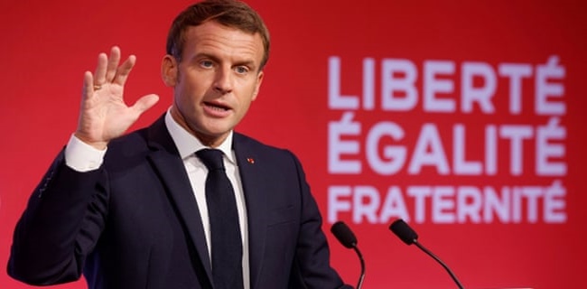 Macron Umumkan Undang-undang Baru Cegah Separatisme Islam Di Prancis