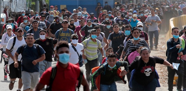 Jelang Pilpres, Amerika Serikat Diserbu Ribuan Migran Honduras