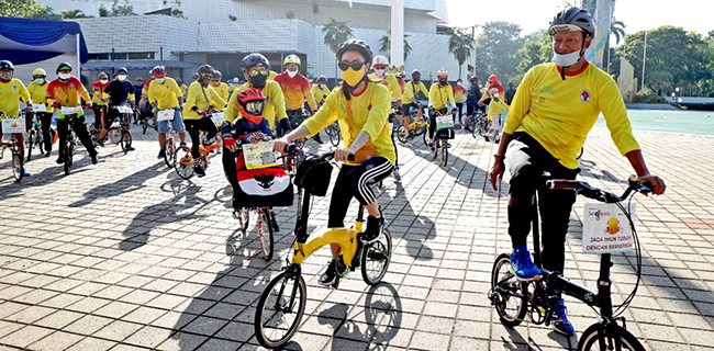 SMI Bersama Kemenpora RI Kampanyekan Hidup Sehat Dengan Bersepeda