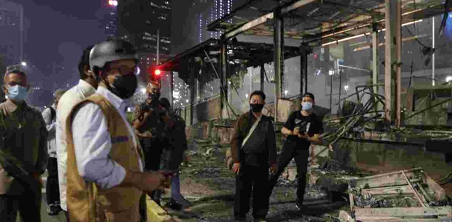 Pasca Unjuk Rasa, Anies Pastikan Fasilitas Umum Yang Rusak Segera Diperbaiki