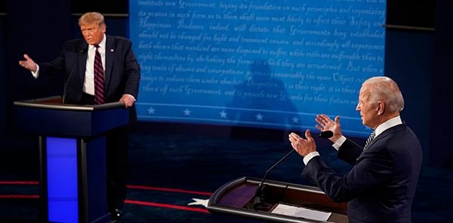 Trump Jawab Tudingan Biden Di Panggung Debat: Saya Adalah Orang Yang Paling Tidak Rasis Di Ruangan Ini