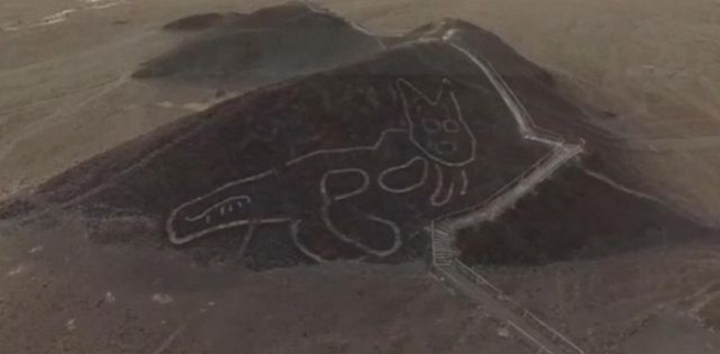Arkeolog Temukan Lukisan Misterius Nazca Lines Peru Berbentuk Kucing Raksasa Sepanjang 37 Meter
