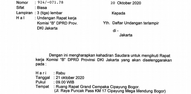 Antisipasi Terpapar Covid-19, Komisi B DPRD DKI Pilih Gelar Rapat Di Bogor