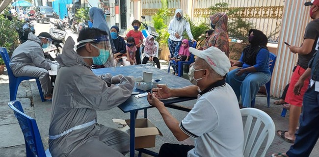 Ahmad Sahroni Center Gelar Rapid Dan Swab Test Gratis Di Tanjung Priok