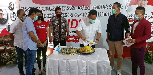 Resmikan Relawan Garda Hebat, Calon Walikota Semarang Ajak Milenial Datang Ke TPS