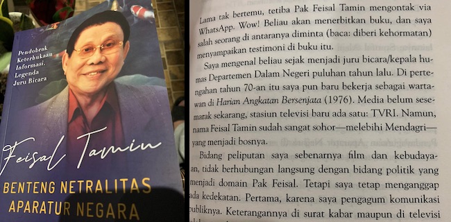 Feisal Tamin, Jurubicara Terbaik Indonesia