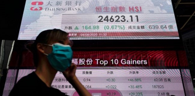 Pasar Asia Turun Lagi Karena Lonjakan Virus Corona Dan Ketidakpastian Pemilihan AS