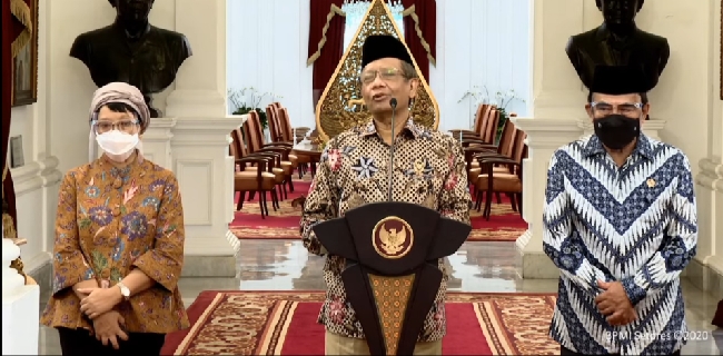 Mahfud MD: Tidak Ada Di Indonesia Yang Harus Ikut Bertanggungjawab Atas Pernyataan Macron