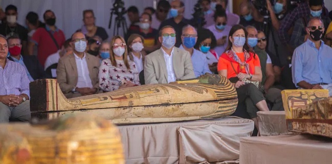 Mesir Temukan 59 Peti Mati Kayu Berisi Mumi Berusia 2.500 Tahun