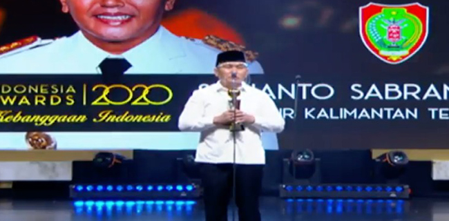Dapat Penghargaan, Sugianto Sabran Berkomitmen Jadikan Kalteng Semakin Berkah