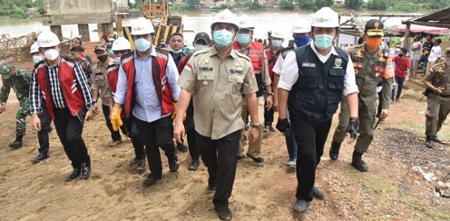 15 Tahun Mangkrak, Gubernur Sumsel Targetkan Jembatan Rantau Bayur Selesai Tahun Depan