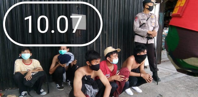 8 Pelajar Di Tambun Diamankan Polisi Saat Mau Ikut Demo Ke DPR