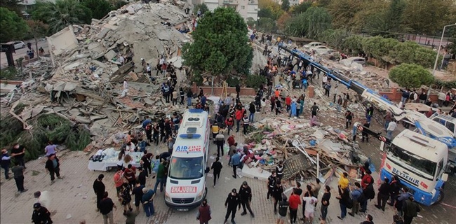 Update Gempa Turki, 6 Orang Tewas, Ratusan Luka-luka