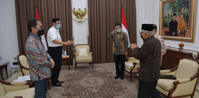 Lapor Ke Wapres Marif Amin, Terawan Dan Luhut Akan Jemput Vaksin Covid-19 Buatan China Bulan November