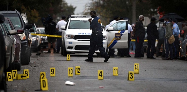 Kerusuhan Philadelphia Makin Mengerikan Pasca Penembakan Pria Kulit Hitam, Puluhan Polisi Luka-luka