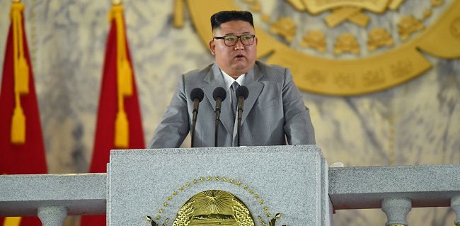 Menahan Tangis, Kim Jong Un Berterima Kasih Atas Upaya Pencegahan Covid-19 Oleh Rakyatnya