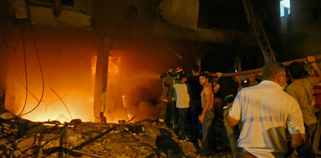 Lebanon Meledak Lagi, Empat Orang Dilaporkan Tewas Tiga Puluh Lainnya Luka-luka Bangkitkan Trauma Agustus