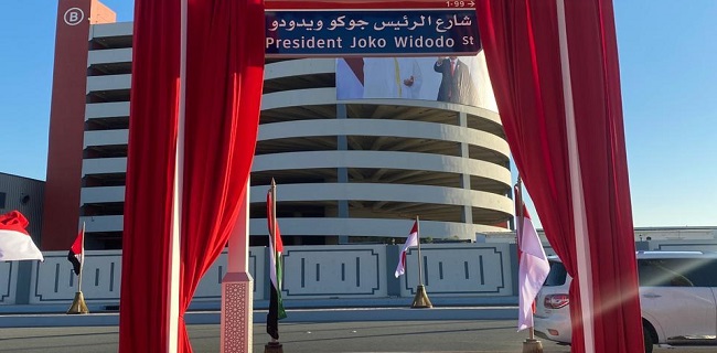 UEA Resmi Gunakan Nama Presiden Joko Widodo Di Ruas Jalan Abu Dhabi, Ini Harapannya